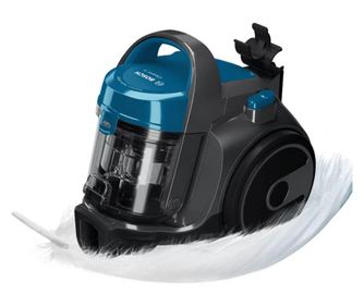 Aspirator cu recipient bosch bgs05a220, 700w, motor hispin, filtru epa h 12, pureair, 1.5l, design ergonomic, albastru