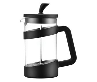 Kinghoff KH 1399 French Press kávéfőző, 1 L, üveg tál, fekete
