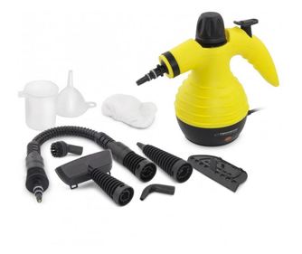 Aparat de curatat cu abur Esperanza EHS001, 1050W, 250 ml, 40 g/min, 115 C, Galben/negru