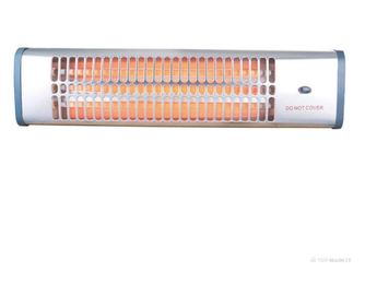 Кварцова печка Rosberg R51972A, 1200W, 3 тръби, 3 нива, Защита от обръщане, Бял