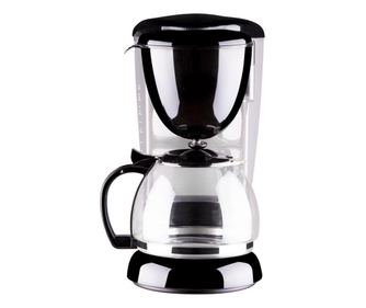 Mașină de cafea Rosberg R51170C, 800W, 10-12 căni, sticlă ignifugă, neagră