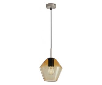 Lustra tip pendul Briloner Leuchen, 1 soclu E27, Abajur sticla, Inaltime reglabila, Maxim 40W
