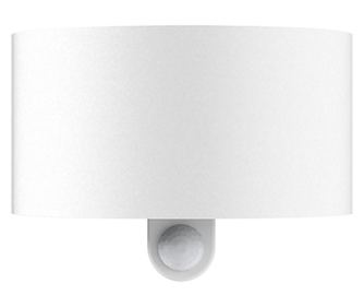 Aplica Led Exterior Telefunken 7W cu senzor de mișcare, forma Semi-rotunda, Alba