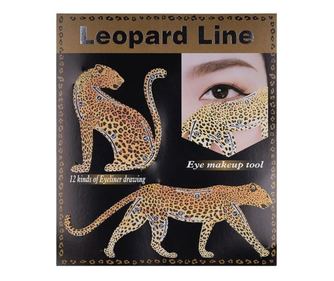 Sablone za eyeliner, Ličila, Leopard črta