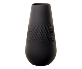 Vaza manufacture collier noir carre tall, 26 cm h, Villeroy&Boch - 331297