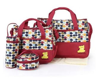 Geanta pentru mamici mama bag emilia red