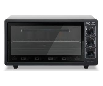 Готварска печка Voltz V51441B42, 42 литра, 1400W, Температурен регулатор, 3 режима на работа, Черен
