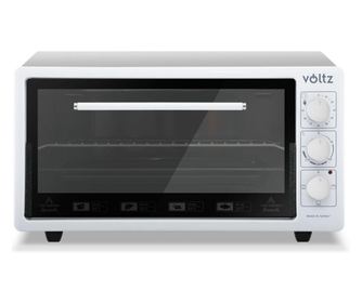 Готварска печка Voltz V51441B42, 42 литра, 1400W, Температурен регулатор, 3 режима на работа, Бял