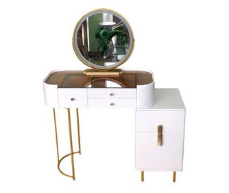 Set masuta de toaleta pentru femei, dulap si oglinda 80х40х78cm