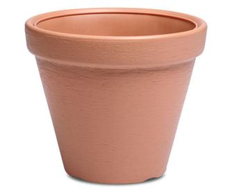ПВЦ Саксия ProsperPlast, Classic, Ø35xН30 см, 14 л, цвят брик