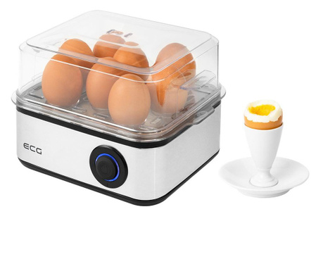 Яйцеварка ECG UV 5080, 500W, 8 яйца, Сив -  Код G5350