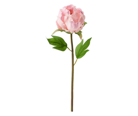 Floare artificiala decorativa, bujor, roz, 30 cm, CB1299