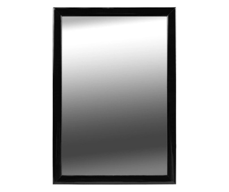 Oglinda decorativa, 16x16 cm, rama plastic, negru, cb2274