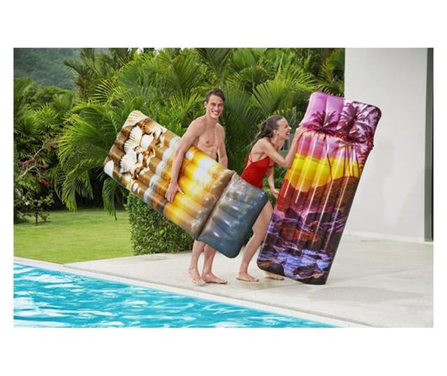 Madrac na napuhavanje Bestway 183x71 cm - uzorak plaže