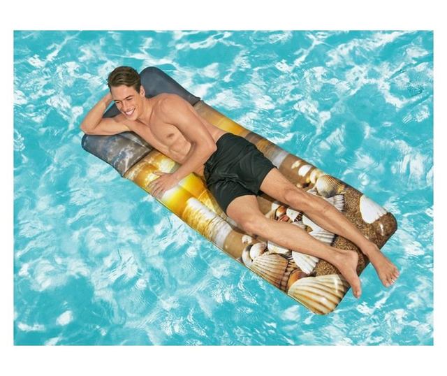 Madrac na napuhavanje Bestway 183x71 cm - uzorak plaže