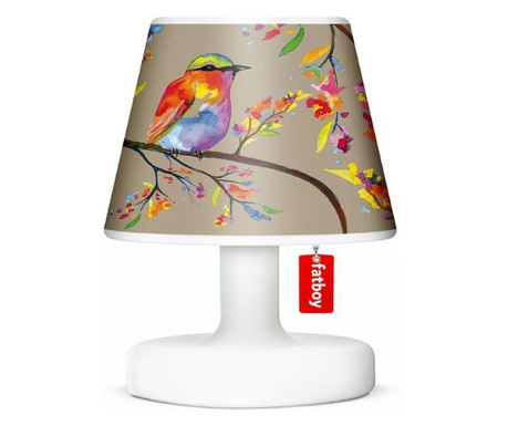 Abajur decorativ pentru lampa, Fatboy, model birdie, 49 x 13.5 cm, maro-100325