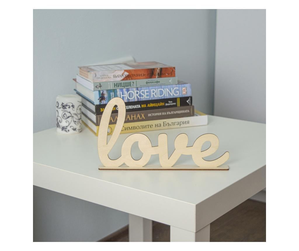 Love Okrasni napis iz lesa 27x15cm - 4