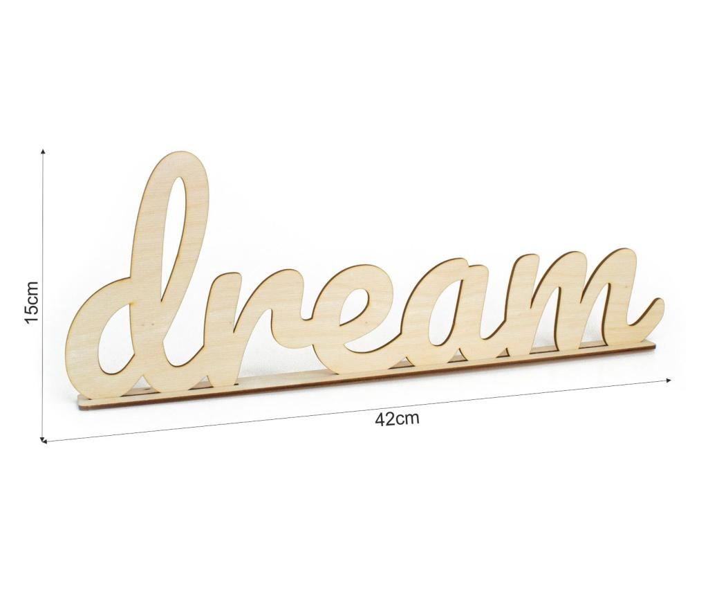 Dream Okrasni napis iz lesa 42x15cm - 4