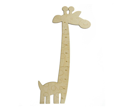 Dětský svinovací metr Lovee Giraffe, Wood, 50-140cm