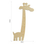 Детски метър за стена "giraffe"
