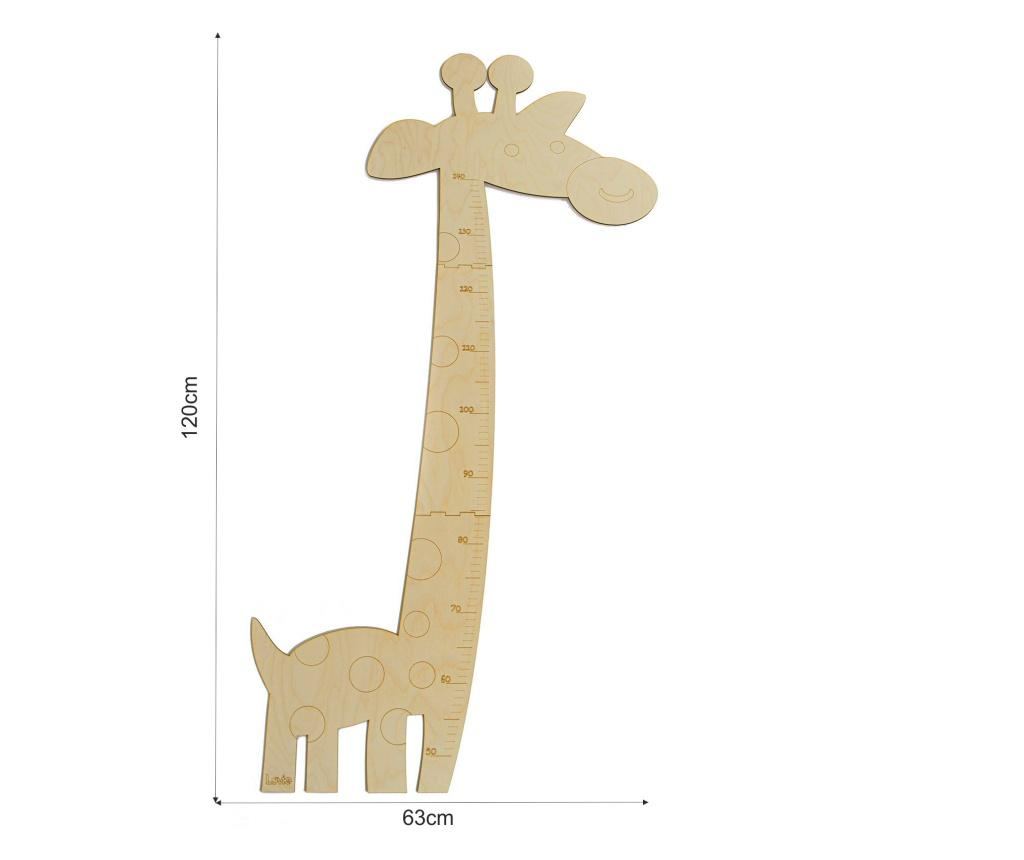 Παιδική μεζούρα Lovie Giraffe, Ξύλο, 50-140cm - 4