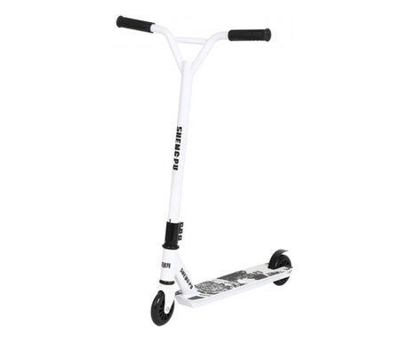 Скутер Stiv Pro, 100 мм колело, сгъваем - бял