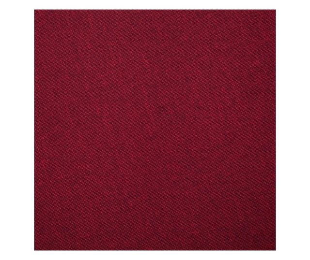 Комплект дивани, 2 части, бордо, текстил