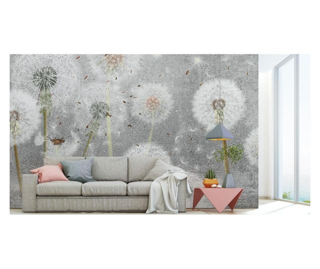 Fotótapéta a Nappaliba Absztrakt PITYPANGOK Beton 450x300cm