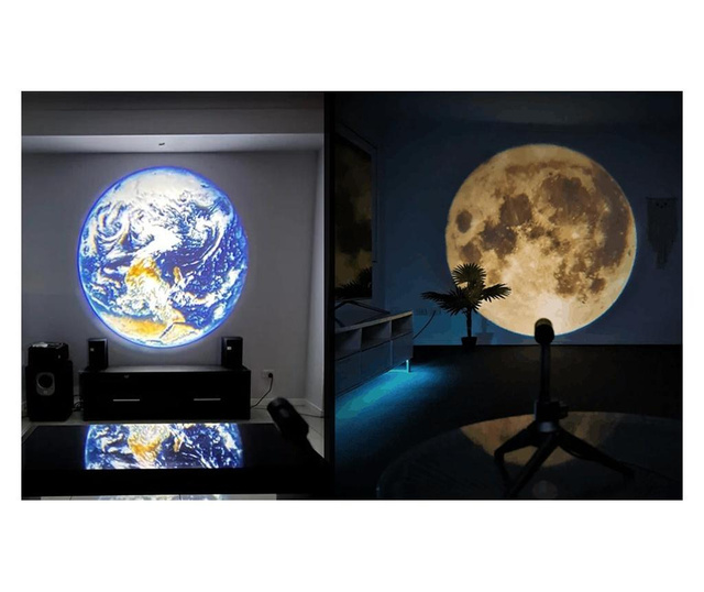 Lampa proiector Earth / Moon pentru interior cu LED de 3w, Onuvio®