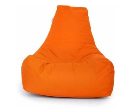 Fotoliu tip para, Big Bean Bag, textil umplut cu perle polistiren, portocaliu