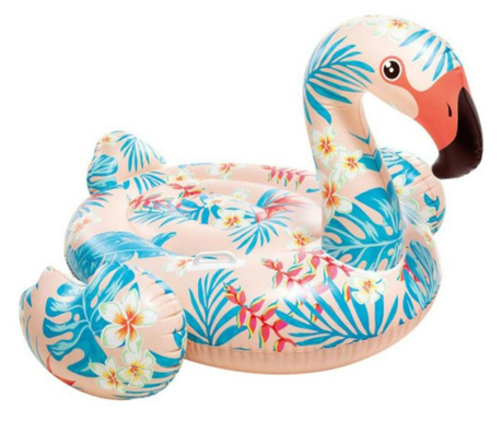Felfújható matrac, több színű Flamingo típus, Intex 57559, 142 X 137 X 97 CM