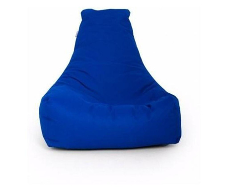 Fotoliu tip para, Big Bean Bag, textil umplut cu perle polistiren, albastru
