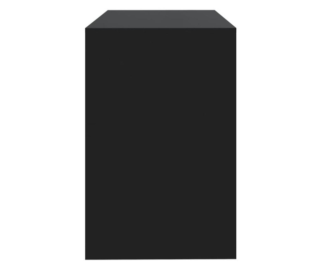 Birou, negru, 101x50x76,5 cm, PAL