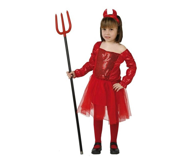 Παιδική στολή Διαβόλου, glitter teufelin, 3 - 4 ετών