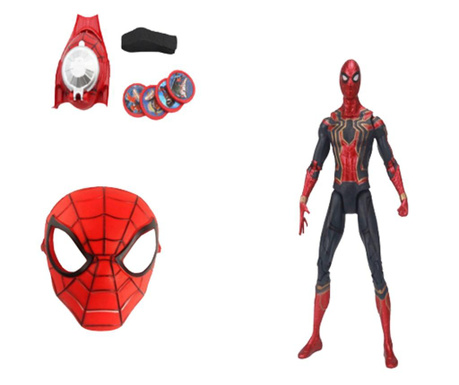 Σετ μάσκας, φιγούρας και εκτοξευτή spiderman για αγόρια  7 χρόνια