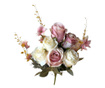 Buchet flori artificiale, trandafiri, alb/ roz, 50 cm  50 см