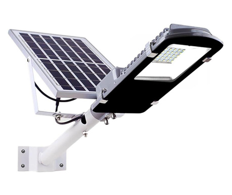 Proiector LED Stradal, Rezistent la Apa IP65, cu Panou Solar, 100W, cu Telecomanda