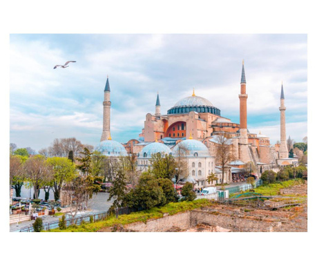 Fototapet autocolant PVC Hagia Sofia din Istanbul, 120x180