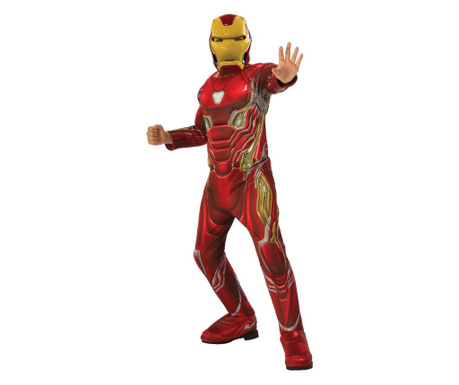 Iron-man στολή με μύες για αγόρια  3-4 χρόνια