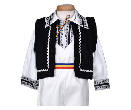 Традиционен костюм от района на Трансилвания за момчета 7 години 122