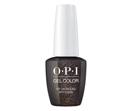 Lac de unghii semipermanent OPI Gel Color Top The Package With A Beau, 15ml