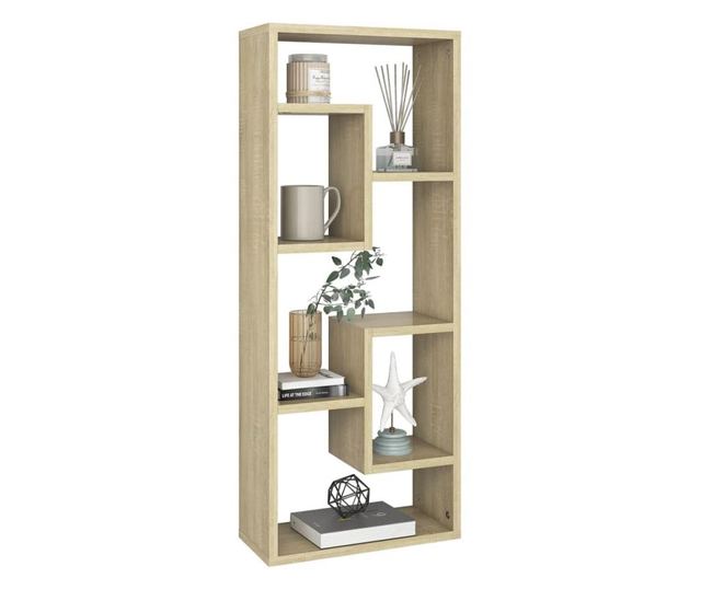 Sonoma tlgy falipolca, 36x16x90 cm, laminlt forgcslap