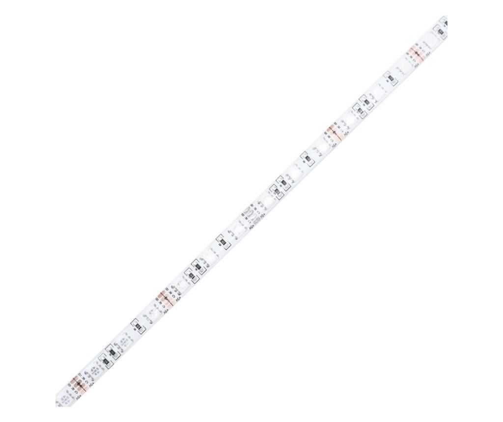 Γραφείο με φώτα LED, γκρι ανθρακί, 97x90x45 εκ., σύνθετο ξύλο - 12