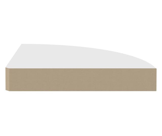 Sarokpolc, tlgy s fehr, 35x35x3,8 cm, MDF