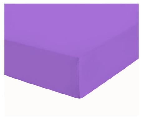 Cearceaf cu elastic, decona, jersey, 140x200 cm,violet  140x200