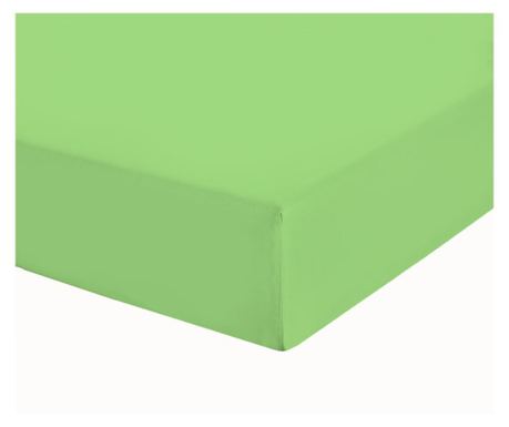 Cearceaf cu elastic, decona, jersey, cm,verde 90x200