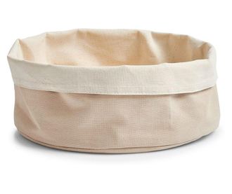 Zeller Košara za kruh platnena 25 x 13 cm,sivo-bež