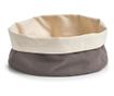 Zeller Košara za kruh platnena 25 x 13 cm, antracit-bež