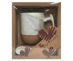 Set porculanska šalica i žličica u poklon pakiranju, MARBLE