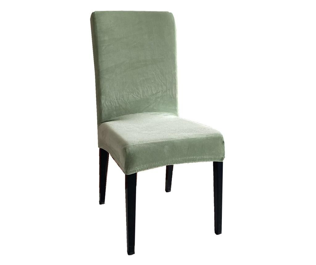 Navlaka za stolicu rastezljiva Velvet zelena 45x52 cm, set od 2 kom - 2